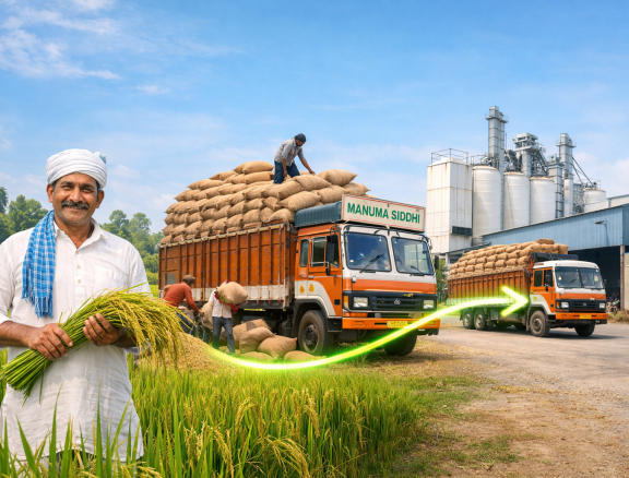 Direct paddy procurement from farmers to local rice mills.