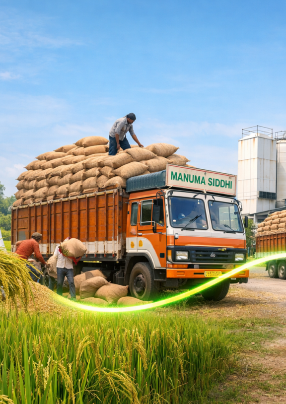 Direct paddy procurement from farmers to local rice mills.