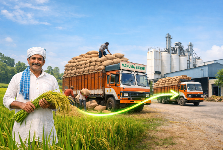 Direct paddy procurement from farmers to local rice mills.