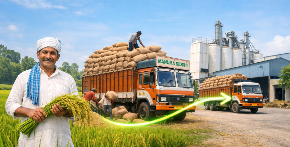 Direct paddy procurement from farmers to local rice mills.