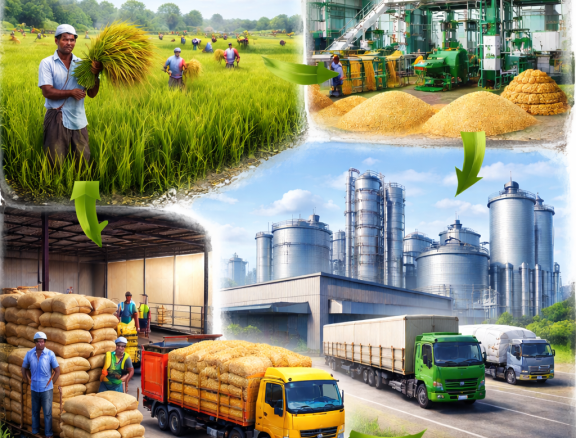Consistent supply of broken rice and agri commodities to ethanol plants and distilleries.