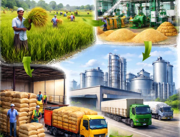Broken rice supply for ethanol plants in Nellore