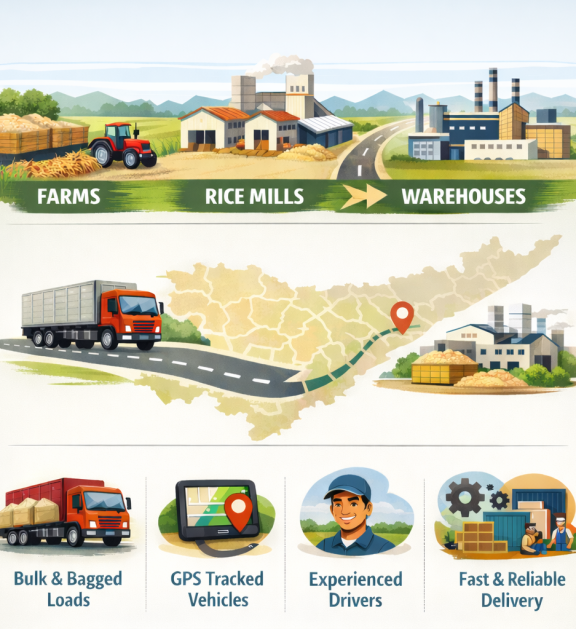 Safe, efficient road freight for agricultural commodities.