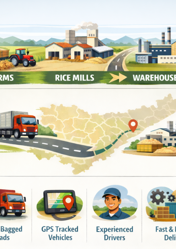 Safe, efficient road freight for agricultural commodities.