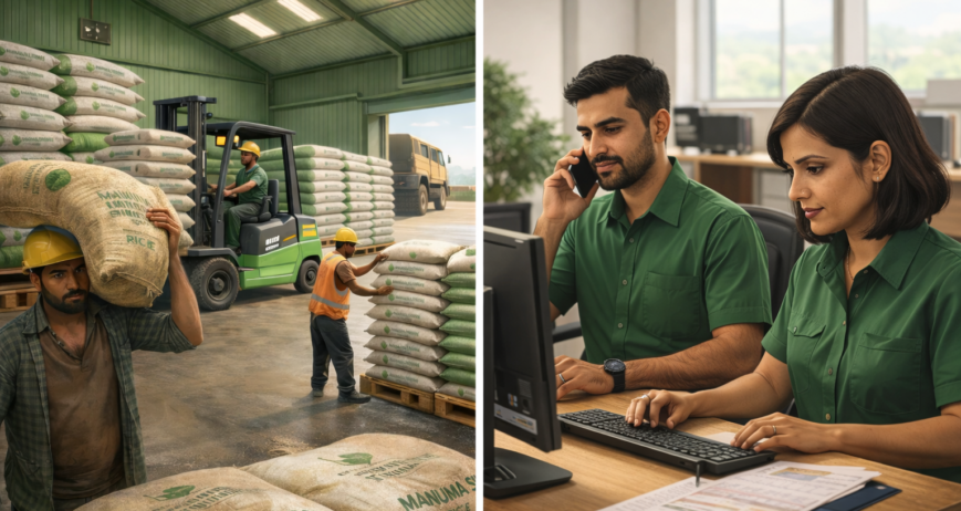 Skilled and unskilled daily-wage workforce for operational support.