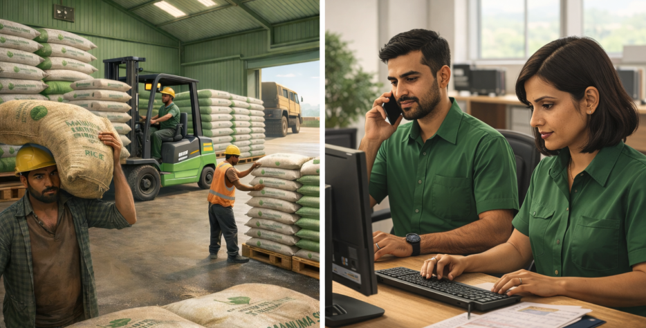 Skilled and unskilled daily-wage workforce for operational support.